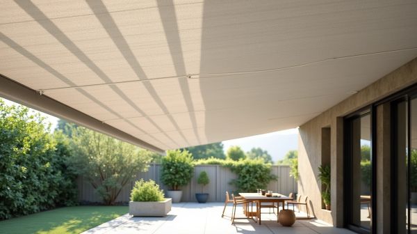 Ajoutez du style et de la protection avec des toiles tendues terrasse